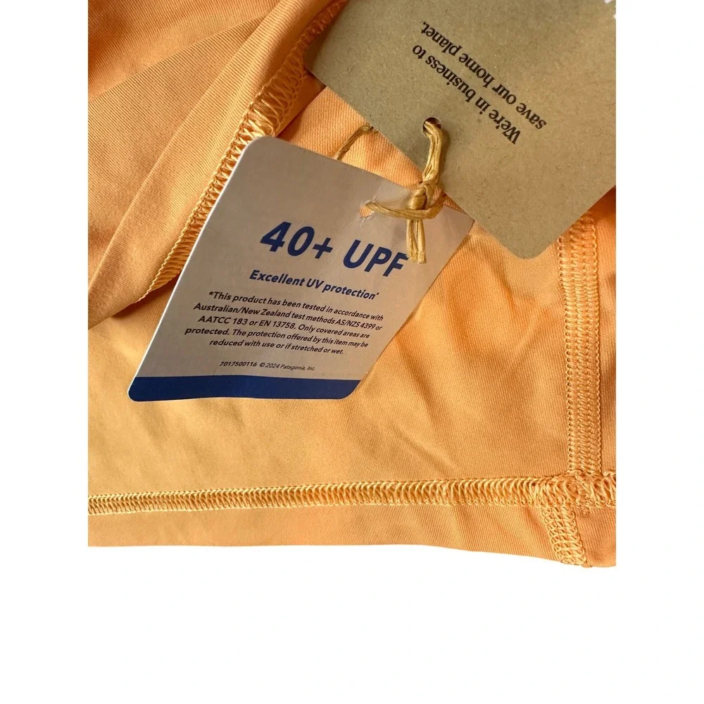 Patagonia Kids Capilene Silkweight LS Rashguard Heirloom Peach XL 14 66317 NEW